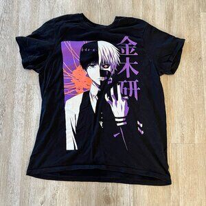 Unisex Tokyo Ghoul Black Short Sleeve Tshirt - XL